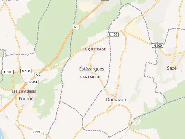 Plan de Estézargues