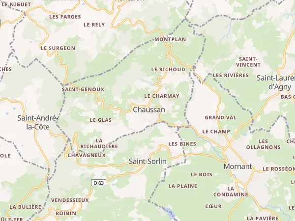 Plan de Chaussan
