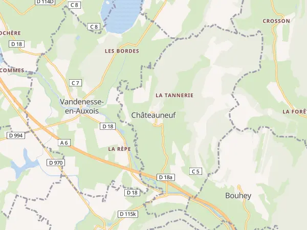 Plan de Châteauneuf