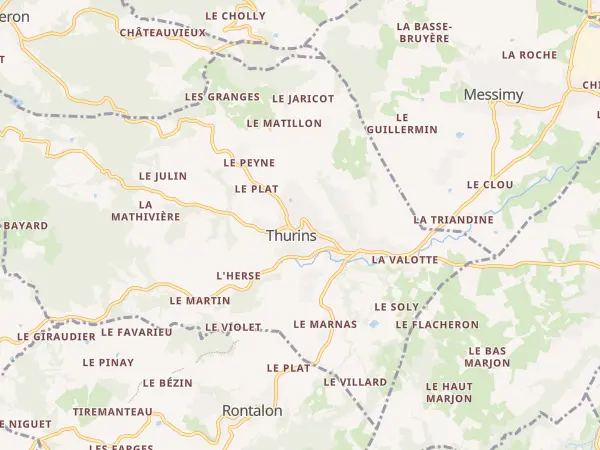 Plan de Thurins