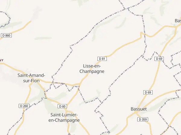Plan de Lisse-en-Champagne
