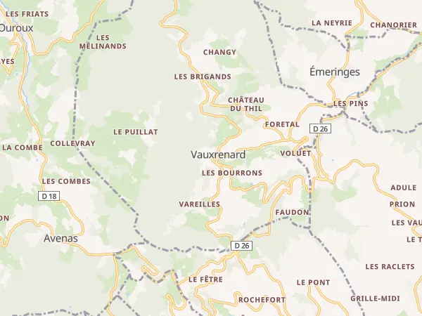 Plan de Vauxrenard