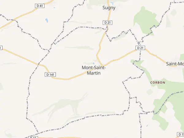 Plan de Mont-Saint-Martin