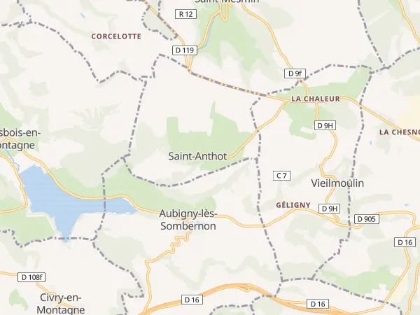 Plan de Saint-Anthot