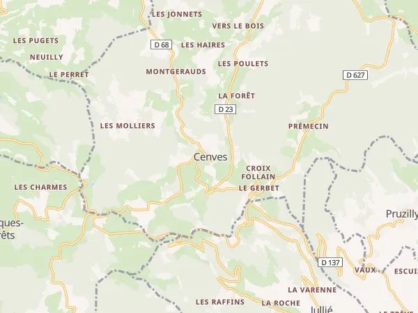 Plan de Cenves