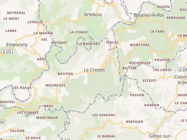 Plan du Crestet
