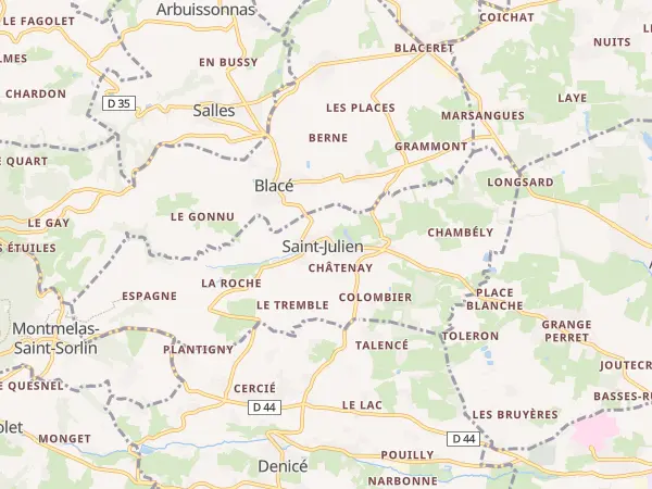 Plan de Saint-Julien