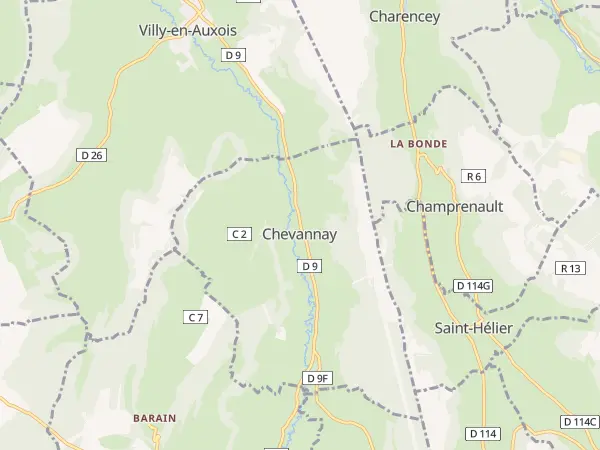 Plan de Chevannay