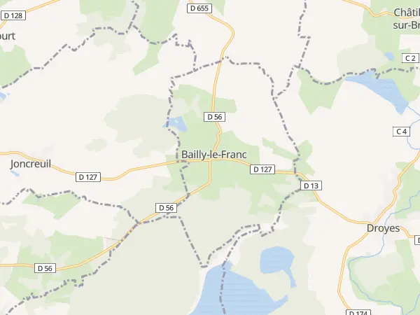 Plan de Bailly-le-Franc