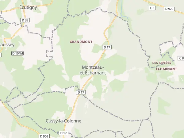 Plan de Montceau-et-Écharnant