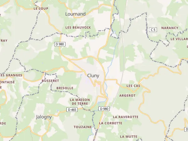 Plan de Cluny