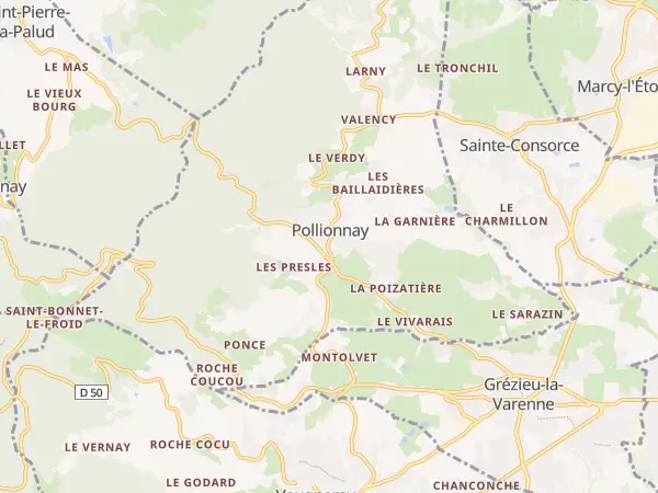 Plan de Pollionnay