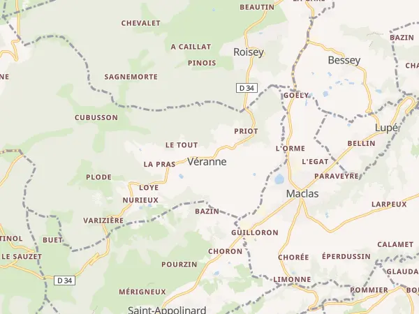 Plan de Véranne