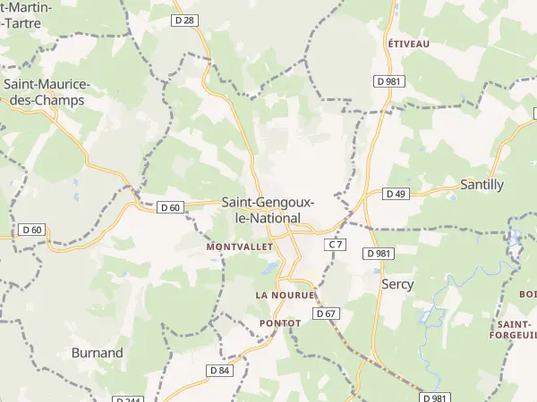 Plan de Saint-Gengoux-le-National