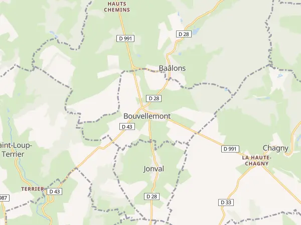Plan de Bouvellemont