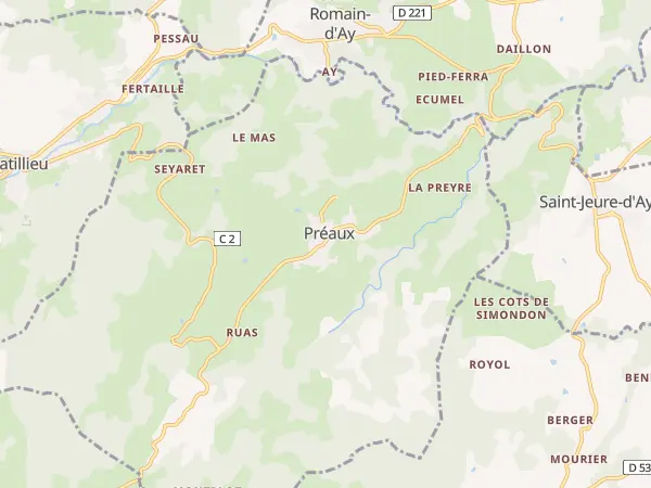Plan de Préaux