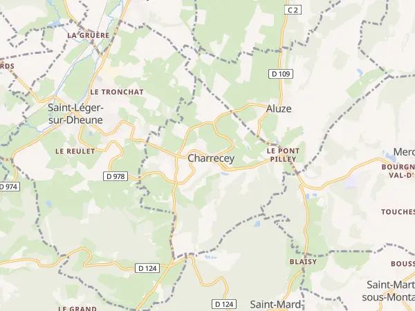 Plan de Charrecey