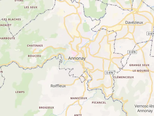 Plan de Annonay