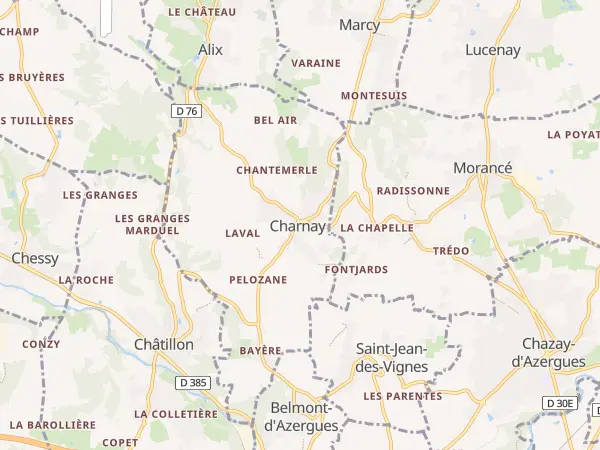 Plan de Charnay