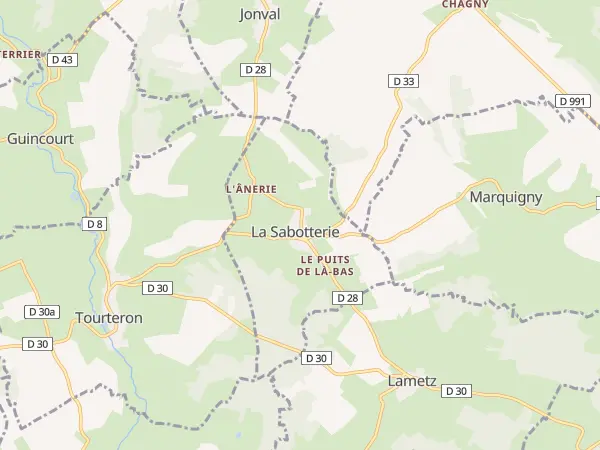 Plan de La Sabotterie