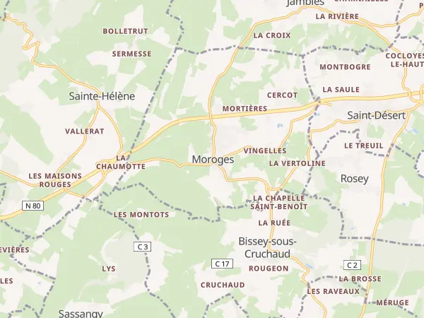 Plan de Moroges