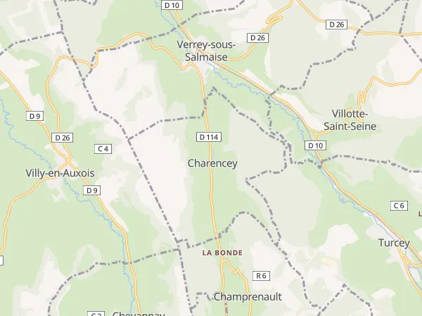 Plan de Charencey