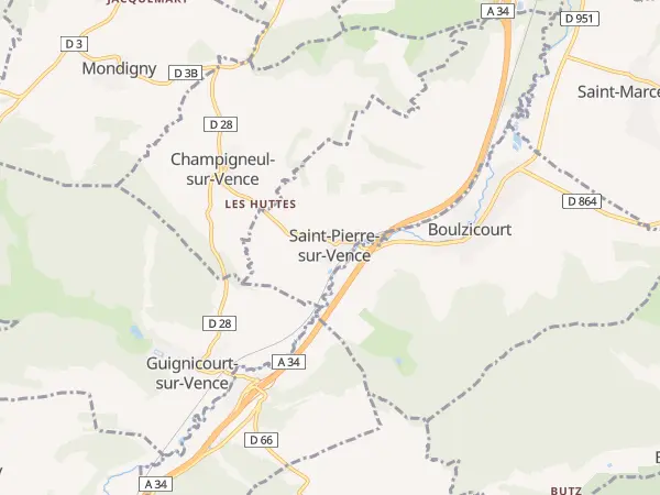 Plan de Saint-Pierre-sur-Vence
