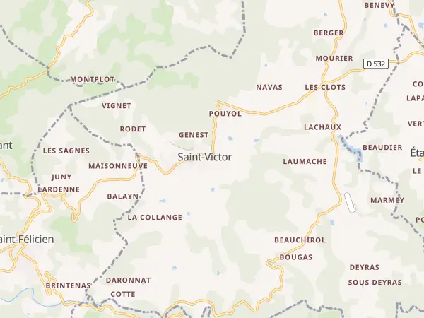 Plan de Saint-Victor