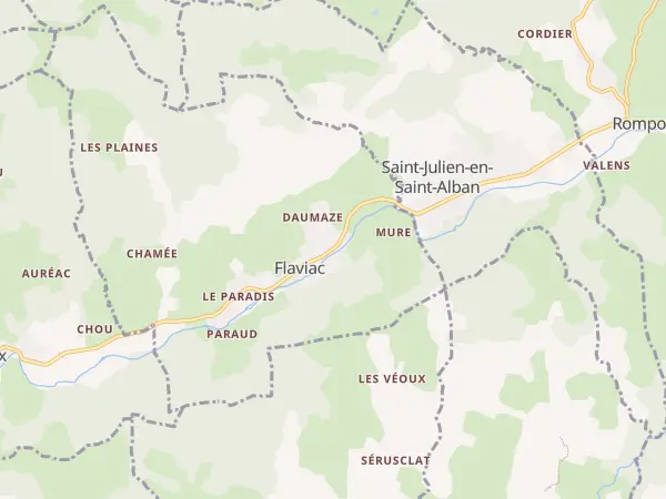 Plan de Flaviac