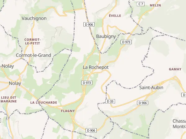 Plan de La Rochepot