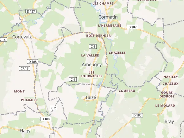 Plan de Ameugny