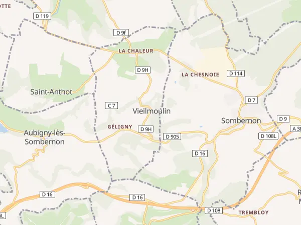 Plan de Vieilmoulin