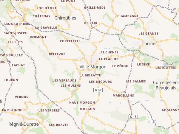 Plan de Villié-Morgon