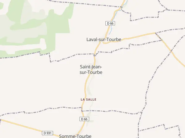 Plan de Saint-Jean-sur-Tourbe