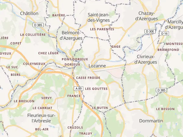 Plan de Lozanne