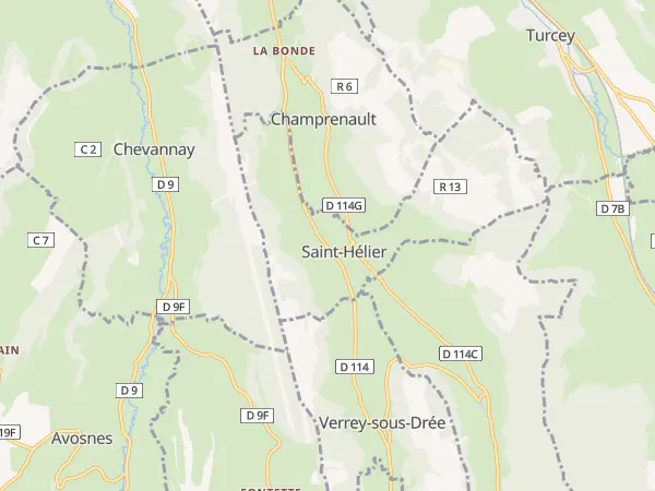 Plan de Saint-Hélier