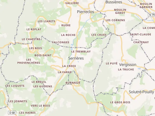 Plan de Serrières
