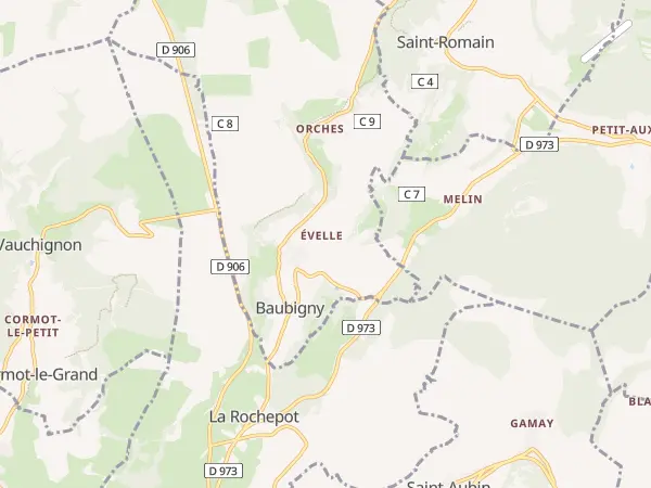 Plan de Baubigny