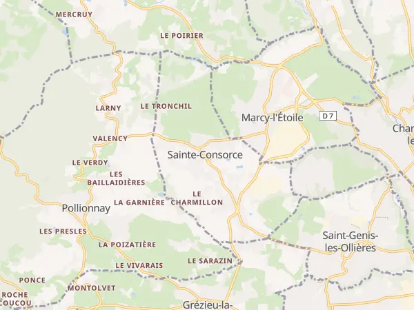 Plan de Sainte-Consorce