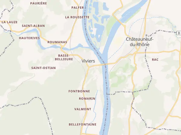 Plan de Viviers