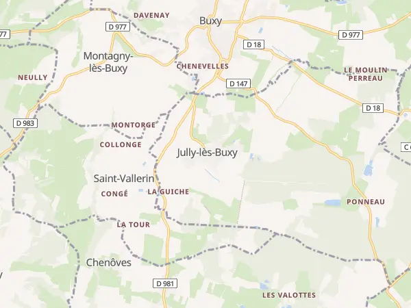 Plan de Jully-lès-Buxy