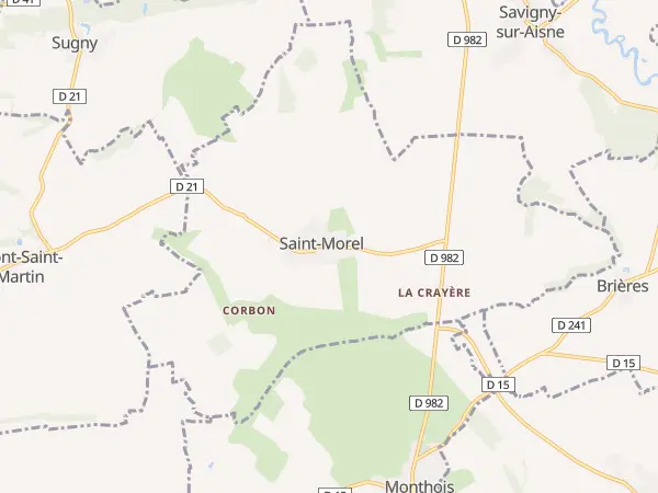 Plan de Saint-Morel