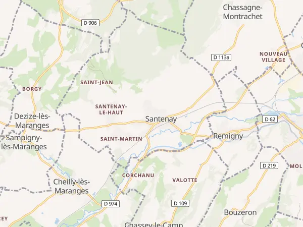 Plan de Santenay