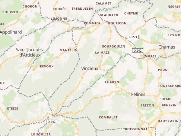 Plan de Vinzieux