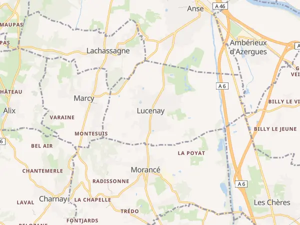 Plan de Lucenay