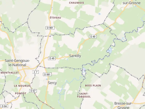 Plan de Santilly