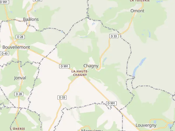 Plan de Chagny