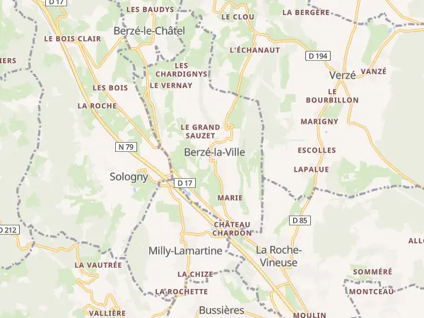 Plan de Berzé-la-Ville