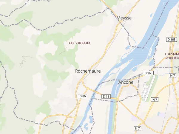 Plan de Rochemaure