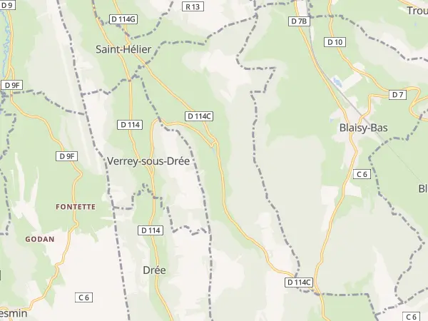 Plan de Bussy-la-Pesle